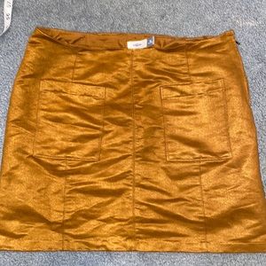 Suede Old Navy Skirt